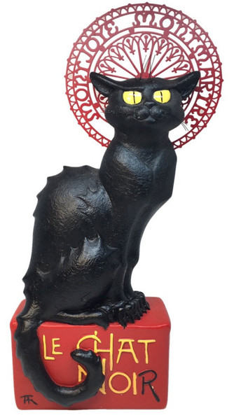 Famous Poster Cat Le Chat Noir Sculptures Reproductions Statuary Art